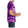 thumbnail image 3 of Mafoose Men's Short Sleeve Tie-Dye Male Cotton T-Shirts Purple 4XL, 3 of 6