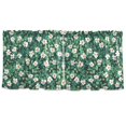 thumbnail image 7 of Yayeee Kitchen Curtains Tier Set of 2 Light Filtering 57"x36" Over Sink Window Panels, Small White Flowers, 7 of 7
