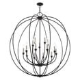 thumbnail image 3 of Livex Lighting - Milania - 15 Light Foyer Chandelier in Farmhouse Style - 42, 3 of 9