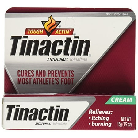 2 Pack - Tinactin Antifungal Cream - Cures most Athlete's Foot .5oz