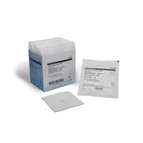 Cardinal Dermacea IV Dressing Sterile White First Aid Gauze Pads, 2 Count