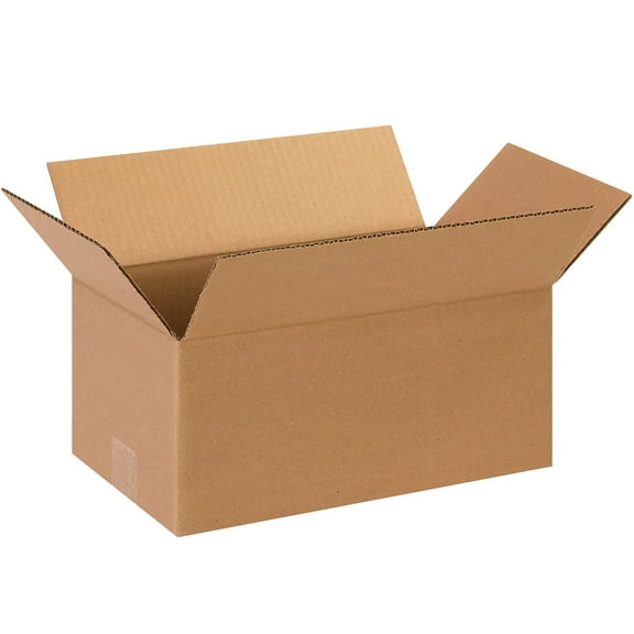 Box Partners Long Corrugated Boxes 12" x 5" x 5" Kraft 25/Bundle 1255