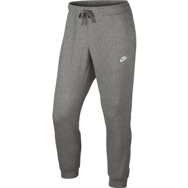 Nike Men's Wear Ribbed Cuff Fleece Sweatpants Grey XL - Walmart.com