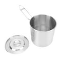 thumbnail image 1 of Casseroles de Camping, Cuiseur à Riz en Métal Portable, Casserole de Camping avec Poignée Pliable pour la Randonnée, le Voyage et le Pique-Nique en Plein Air, 1 of 7