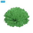 thumbnail image 3 of Uxcell 6" Pom Poms de papel de tejido duradero para decoración de fiestas de boda Verde 10 Paquete, 3 of 6