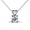 White Gold, variant on Cate & Chloe Marian 18k White Gold Plated Heart Pendant Necklace with Swarovski Crystal for Women