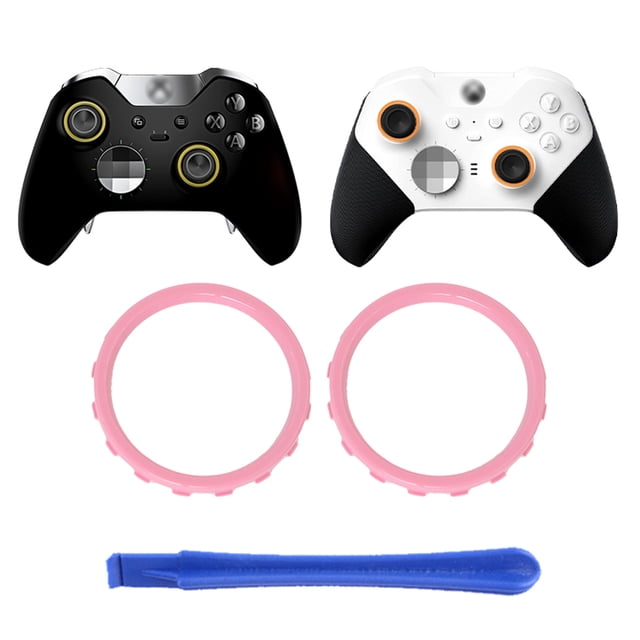 Lot de 2 Anneaux Décoratifs pour Manette de Jeu Xbox One Elite / Elite Series 2 Controller