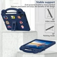thumbnail image 2 of Aminegg Hande Stand Shockproof Case for iPad Air 11 Inch M2 2024 , Heavy Duty Cover for Kids Boys, Navy Blue, 2 of 5