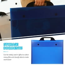 OUNONA Art Portfolio Case A3 Album Clip Waterproof Artwork Storage Travel Student