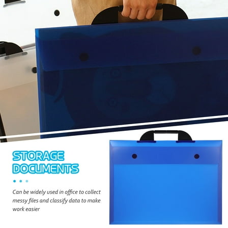 OUNONA  Art Portfolio Case A3 Album Clip Waterproof Artwork Storage Travel Student