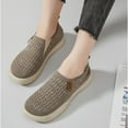 thumbnail image 6 of CAIXAI Orthopedic Dress Shoes for Women Arch Support Shoes for Women Sneakers Breathable Non- Sole Walking Shoes for Women Mesh Knitted Woven Mary Jane Flats Hands-Free Barefoot Shoe, 6 of 8