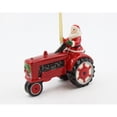 thumbnail image 3 of Ceramic Christmas Santa Tractor Ornament 4x2x3.25 Kitchen, 3 of 3