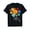 Black 1, variant on Forget Never Pluto Design Funny Space T-Shirt for Men Women