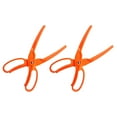 thumbnail image 1 of pitrice 2Pcs Fishing Pliers Line Scissors Controller Hook Remover Plastic Multifunctional Tackle Tools Fittings Orange Orange, 1 of 6