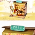 thumbnail image 2 of Proyecto de Miniatura de Artesanía de Bricolaje Casa de Muñecas de Madera Modelo de Casa de Té Chino Sunnimix Casa de muñecas en miniatura DIY, 2 of 8