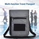 thumbnail image 2 of Yuarrent Bolso de nailon para pasaporte, portátil, de un solo hombro, impermeable, transparente, multibolsillo, ligero, tarjetero de viaje carpas, 2 of 6