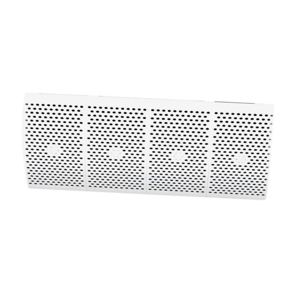 Deflector de viento para aire acondicionado, práctico accesorio con diseño de orificio denso para ventilación de ventana, para el hogar y la oficina. Algodón sin filtro