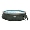 thumbnail image 2 of Summer Waves 18 Foot x 48 Inch Quick Set Ring Above Ground Swimming Pool, 2 of 8