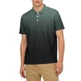 thumbnail image 4 of Yigetop Men's Slim Fit Henley Shirts Short Sleeve Crewneck T-Shirt Gym Workout Athletic Shirt Tees with Button Casual Summer Beach Vacation Shirts Short Sleeve Tops, Army Green, L, 4 of 7