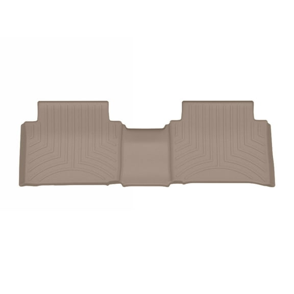 WeatherTech Custom Fit FloorLiners compatible with 2024-2026 Hyundai Santa Fe Hybrid - 2nd Row, Tan