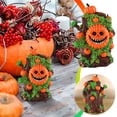 thumbnail image 2 of Guozer Halloween Home Decor 1PCS Pumpkin Head Tree Spirit Decoration Halloween Figurines Halloween Decorations For Bedroom Outside Statues For Yard, 2 of 9