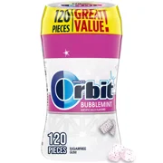 2x-Orbit Bubblemint Sugar Free Gum - 120ct