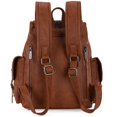 thumbnail image 6 of Wrangler Backpack Purse for Women Men Floral Tooled Designer Travel Bags, Brown, 6 of 7