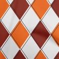 thumbnail image 1 of oneOone Polyester Spandex Orange Fabric Argyle Fabric For Sewing Printed Craft Fabric By The Yard 56 Inch Wide, 1 of 4
