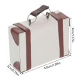thumbnail image 2 of Miniature Suitcase Doll House Miniature Vintage Luggage Mini Suitcase Model, 2 of 3