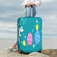 thumbnail image 7 of Haiem bunny holding flower Pattern Luggage Cover Printed Suitcase Covers for Luggage Elastic Washable Suitcase Protector Fits 18-32 Inch Luggage-Medium, 7 of 7