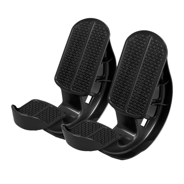 koolsoo 2Pcs Foot Rocker Calf Stretcher Non Slip Portable Fitness Pedal Foot Tilting Stretching Tool for Balance Exercise Flexibility black