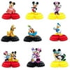 Mickey Minnie Donald Duck Honeycomb Centerpieces, 9 Pcs Table Topper for Birthday Party Decoration, Double Sided Cake Topper Party Favor, Photo Booth Props, Party Supplies for Kids