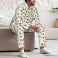 thumbnail image 7 of Sikiie Colorful Insect1 Mens Pajama Set, Soft Warm Long Sleeve Sleepwear, Cozy Button-Down Pjs for Men-XX-Large, 7 of 7