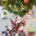 thumbnail image 1 of Nuevas Decoraciones Navideñas Colgantes Planos Acrílicos Navideños Nuevos Adornos Para El Árbol De Navidad Artículos Para Fiestas Navideñas Adecuado Para Llaveros Interiores De Automóviles, 1 of 2
