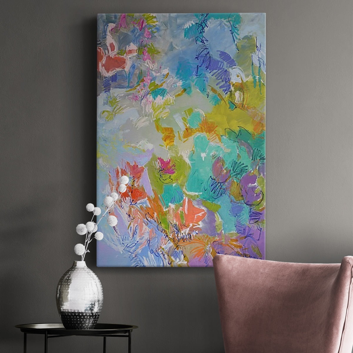 Let Me Bloom I Am Premium Gallery Wrapped Canvas - Ready to Hang