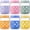 Pastel Cream, variant on Micebay 6-Pack 16 oz Overnight Oats Containers with Lids and Silicone Sleeves, Glass Mason Jars with Airtight Lid, Dishwasher Safe, Meal Prep Jar