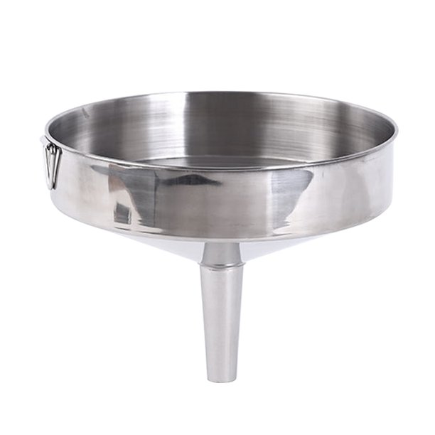 Irfora Embudo del frasco de la herramienta de la cocina del embudo del acero inoxidable para canalizar el grano del polvo del aceite del licor Irfora Embudo