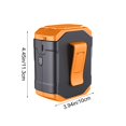 thumbnail image 3 of Ventilateur Portable, Ventilateur de Taille Suspendu Turbo Rafraîchissant, Mini Ventilateur USB Rechargeable à 5 Vitesses Réglables avec Affichage Numérique pour Sports de Plein Air, Orange, 3 of 6