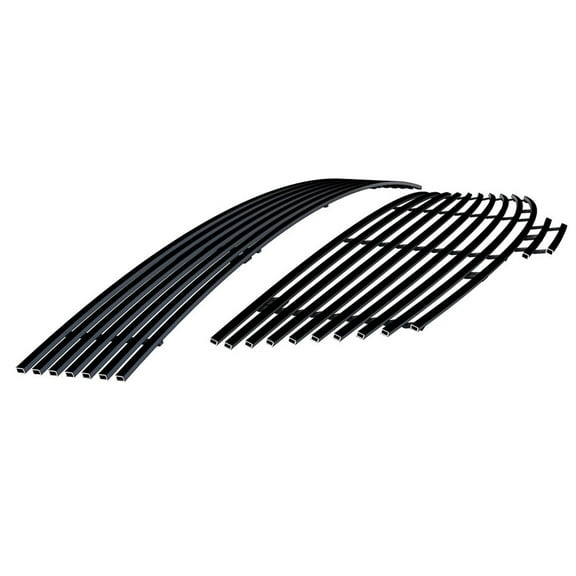 APS Premium Stainless Steel Black 8x6 Horizontal Billet Grille Compatible with Nissan Altima 2007-2009 Sedan Combo N19-J56778N