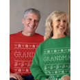 thumbnail image 4 of Grandma & Grandpa Matching Ugly Christmas Sweatshirts Set Grandparents Xmas Gift Women Sweatshirt Green Small / Sweatshirt Red Medium, 4 of 6