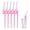 Pink, variant on Moonsky Creative Spiral Straws,5PCS Reusable Plastic Drinking Straws for Party and Daily Use