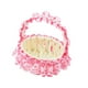 thumbnail image 5 of Cesta de flores para boda, cestas tejidas, portátil, hermosa cesta de flores para niña, de mano, para fiestas, bodas, eventos y ocasiones especiales. Rojo, 5 of 8