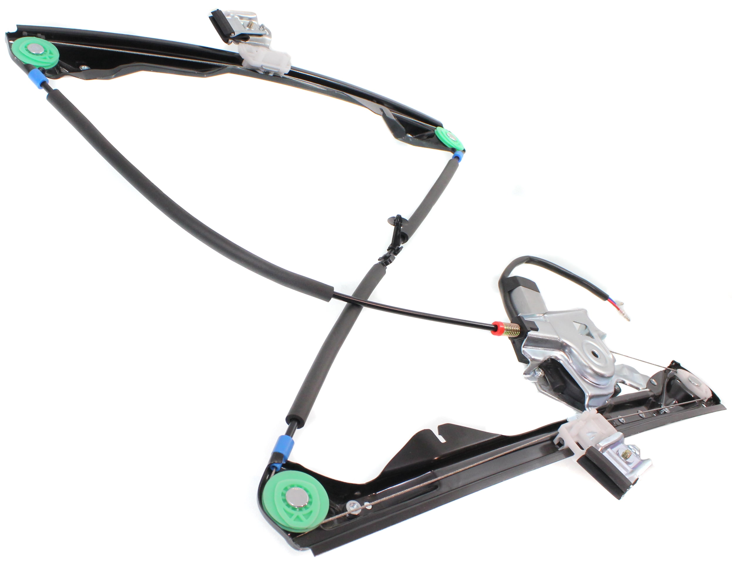 Window Regulator For 2000-2007 Ford Focus Front, Left Driver Hatchback Power With Motor