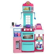 Little Tikes Cook 'n Store KITCHEN PLAYSET, 32 Accessories KITCHEN TOY, Pink