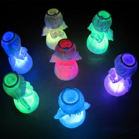 

Erthree Clearance Sale Cute Angle 7-Color Changing LED L Decor Night Light