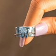 thumbnail image 3 of Stackable Rotating Butterfly Ring Band Ring For Women Costume Jewelry Matching Size: 8, 3 of 4