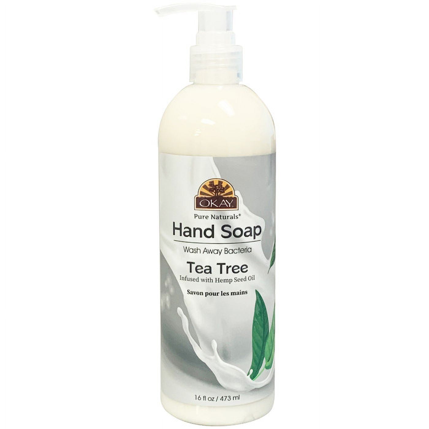 Okay Pure Naturals - Hand Soap Tea Tree - 1 Each 1-16 Fz