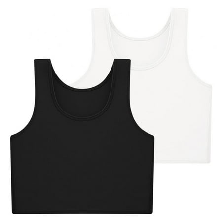 

Women s Camisole with Built in Padded Bra Vest - Sports Shockproof Wrap Chest Ultra-thin Breather Underwear(2-Packs)