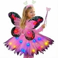 thumbnail image 4 of Girls Summer Dress Fairy Dress With Magical Play Pretend Party Flowy Dresses, 4 of 6