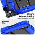 thumbnail image 6 of XYX for iPad Pro 11 inch (2022/2021/2020/2018) Case, 3in1 Heavy Duty Shockproof Tablet Case with Stand, Shoulder Strap, Blue, 6 of 7